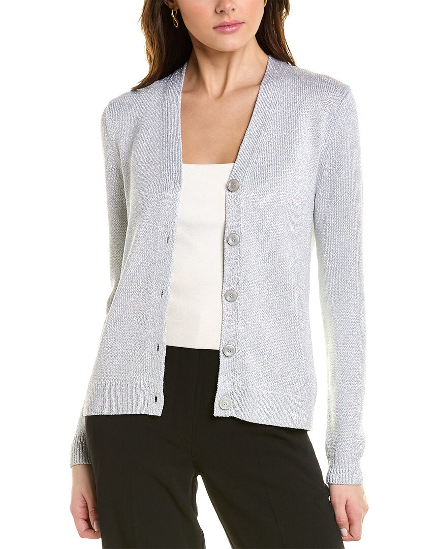 St. John Lurex Cardigan