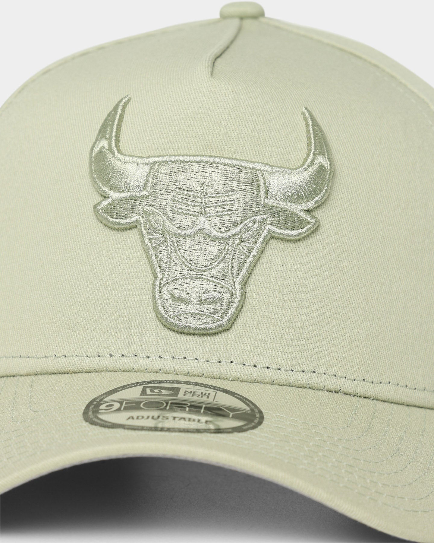 New Era Chicago Bulls 'Summer Olive' 9FORTY A-Frame Snapback Light Olive