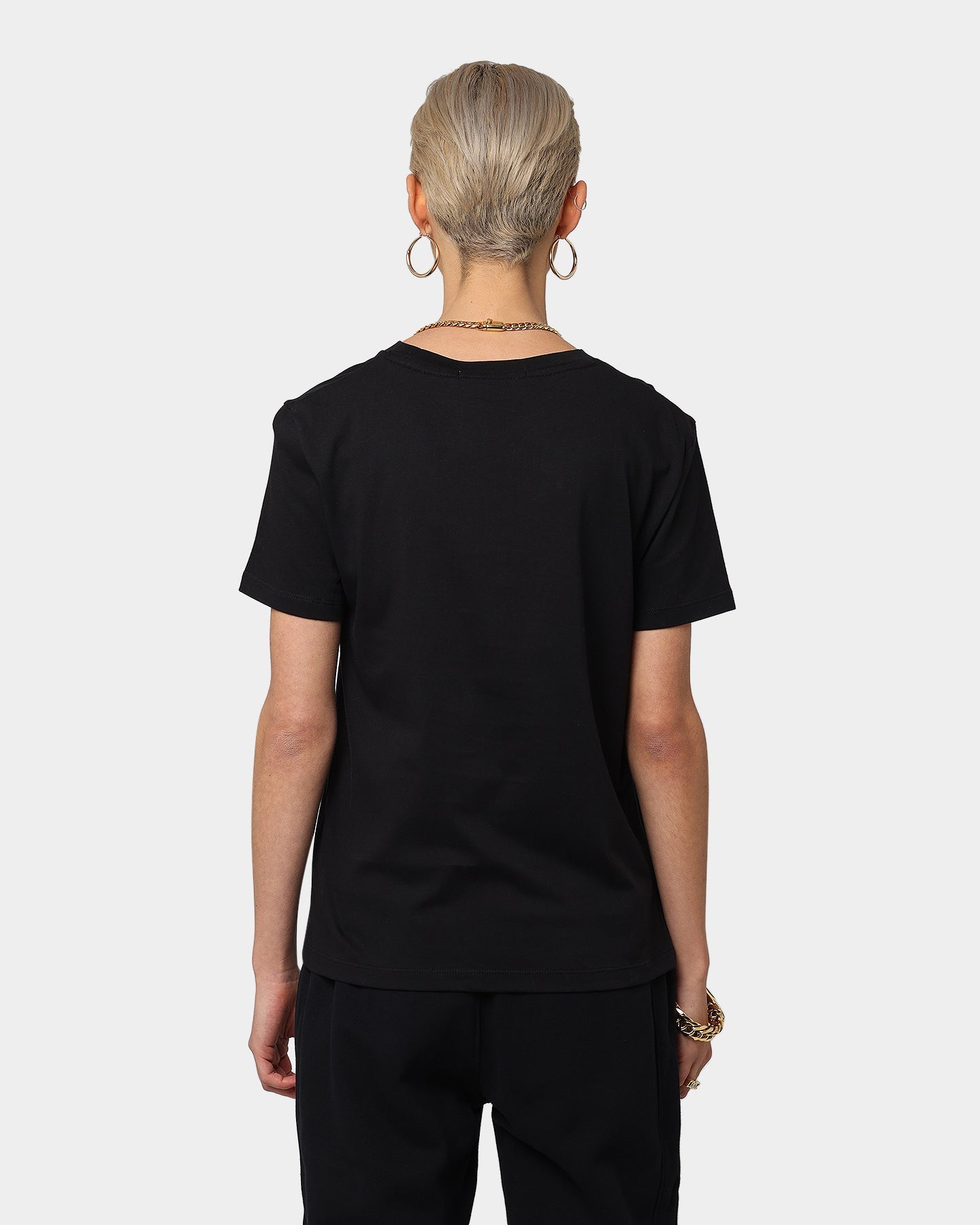 Calvin Klein Women's Reflective Monogram T-Shirt Black