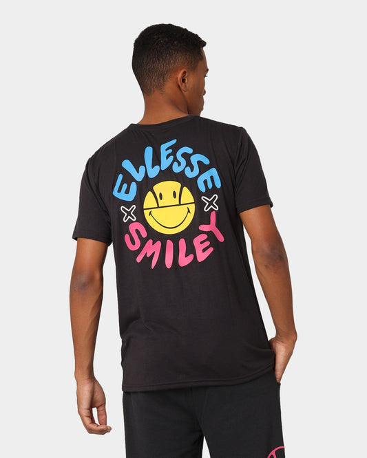 Ellesse Ellesse X Smiley Cheero T-Shirt Dark Grey