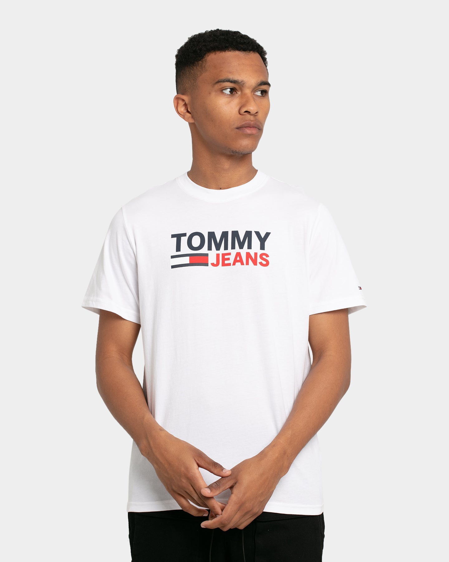 Tommy Jeans Corp Logo T-Shirt White