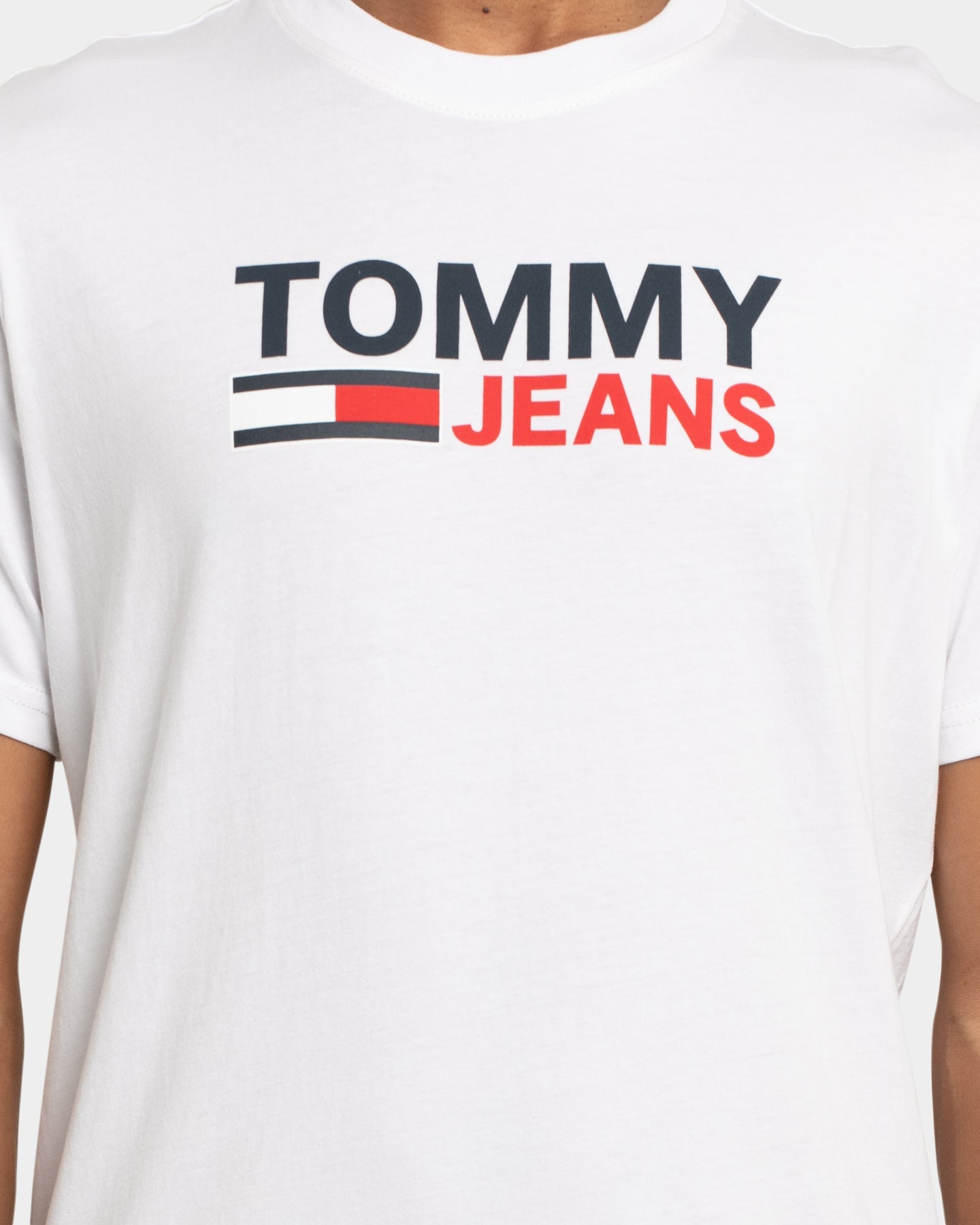 Tommy Jeans Corp Logo T-Shirt White