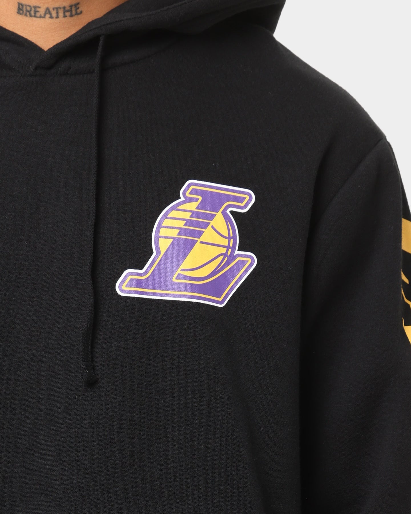 New Era Los Angeles Lakers Multi Logo Hoodie Black