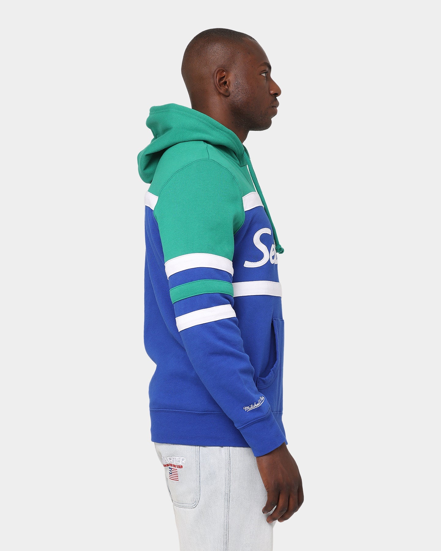 Mitchell & Ness Seattle Seahawks Head Coach Hoodie Green