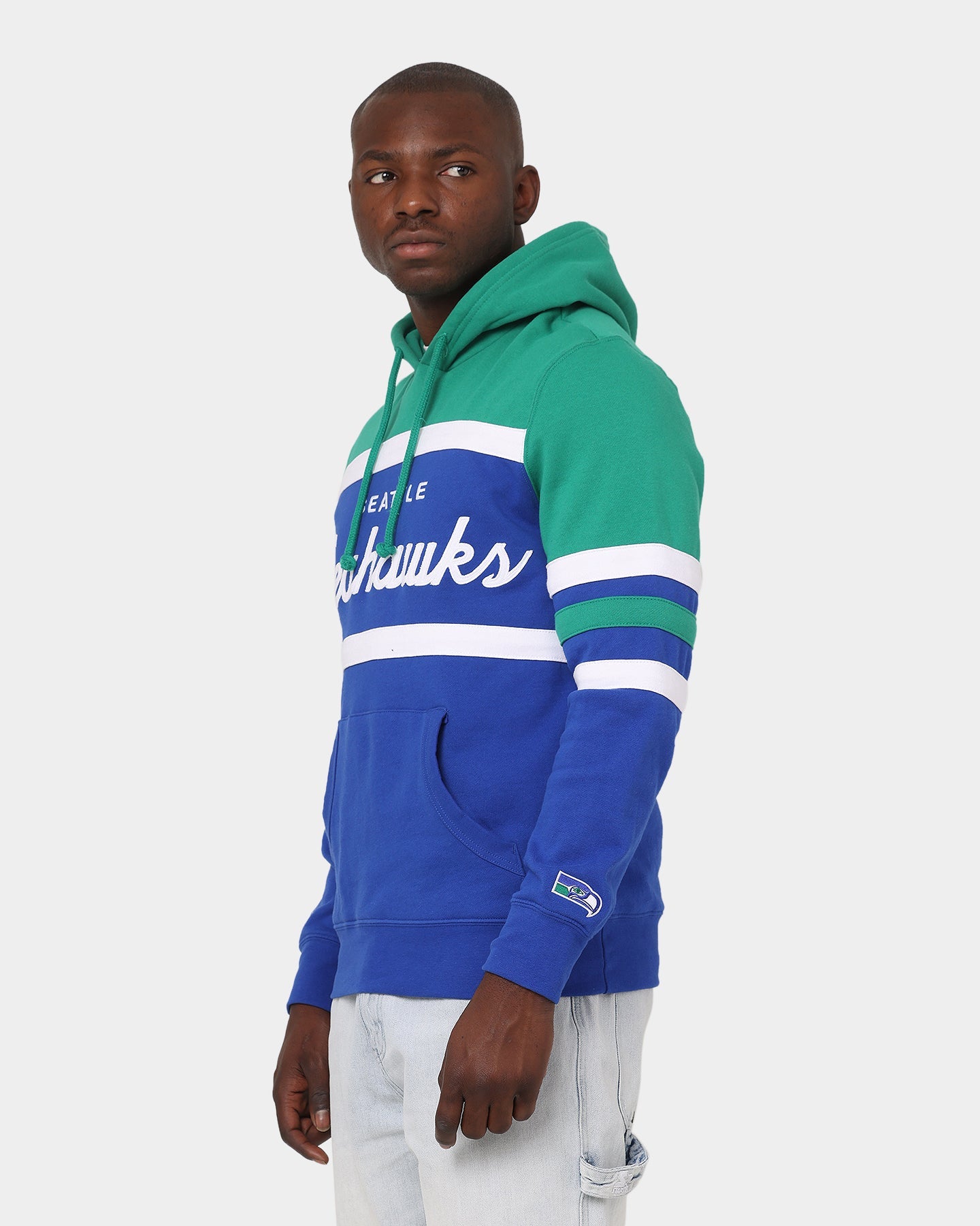 Mitchell & Ness Seattle Seahawks Head Coach Hoodie Green