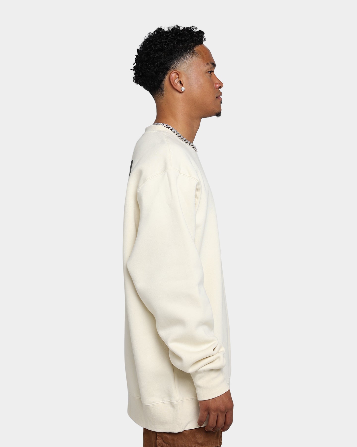 HUF Essentials Classic H Crewneck Natural