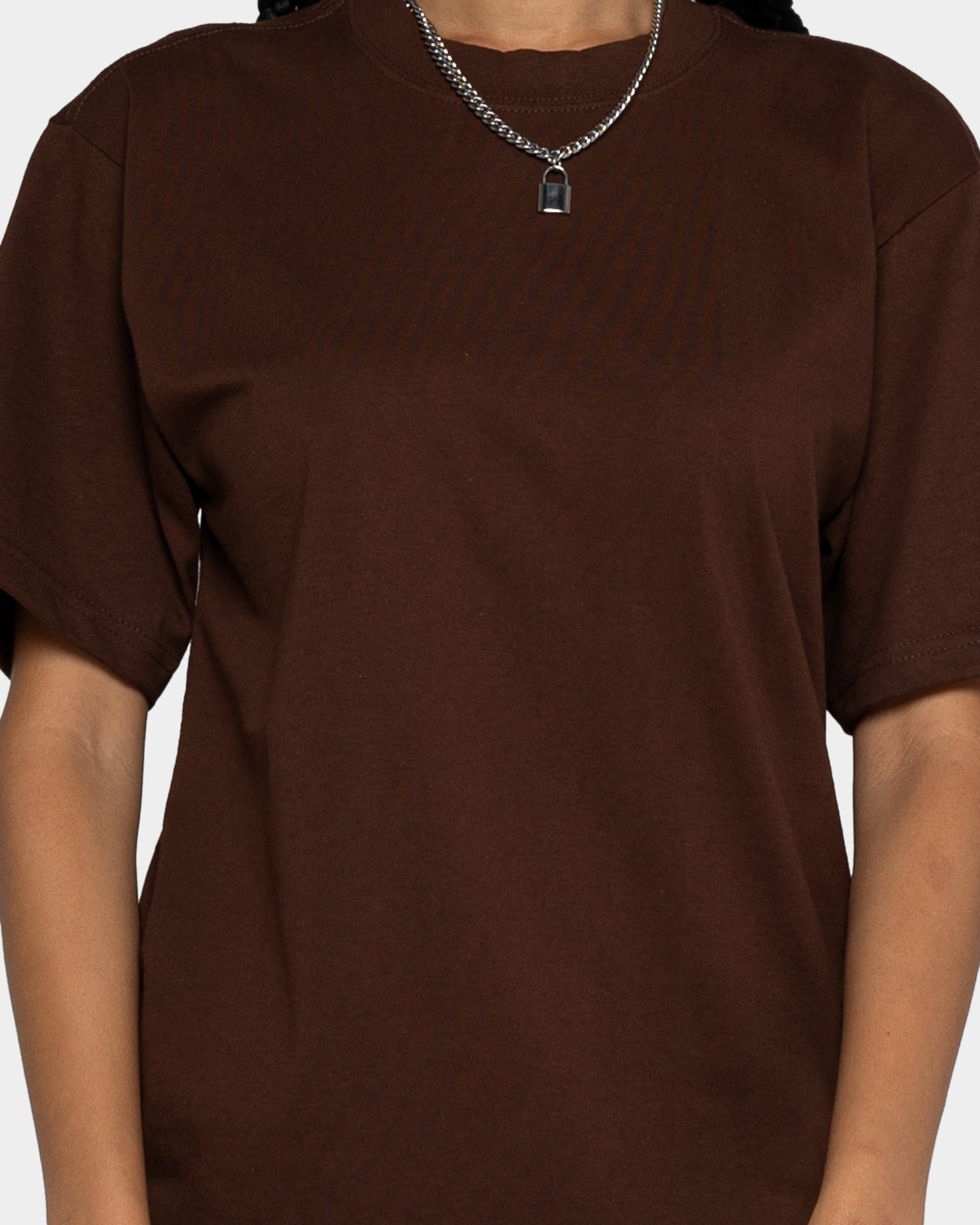 Shaka Wear Max Heavyweight Short Sleeve T-Shirt Brown