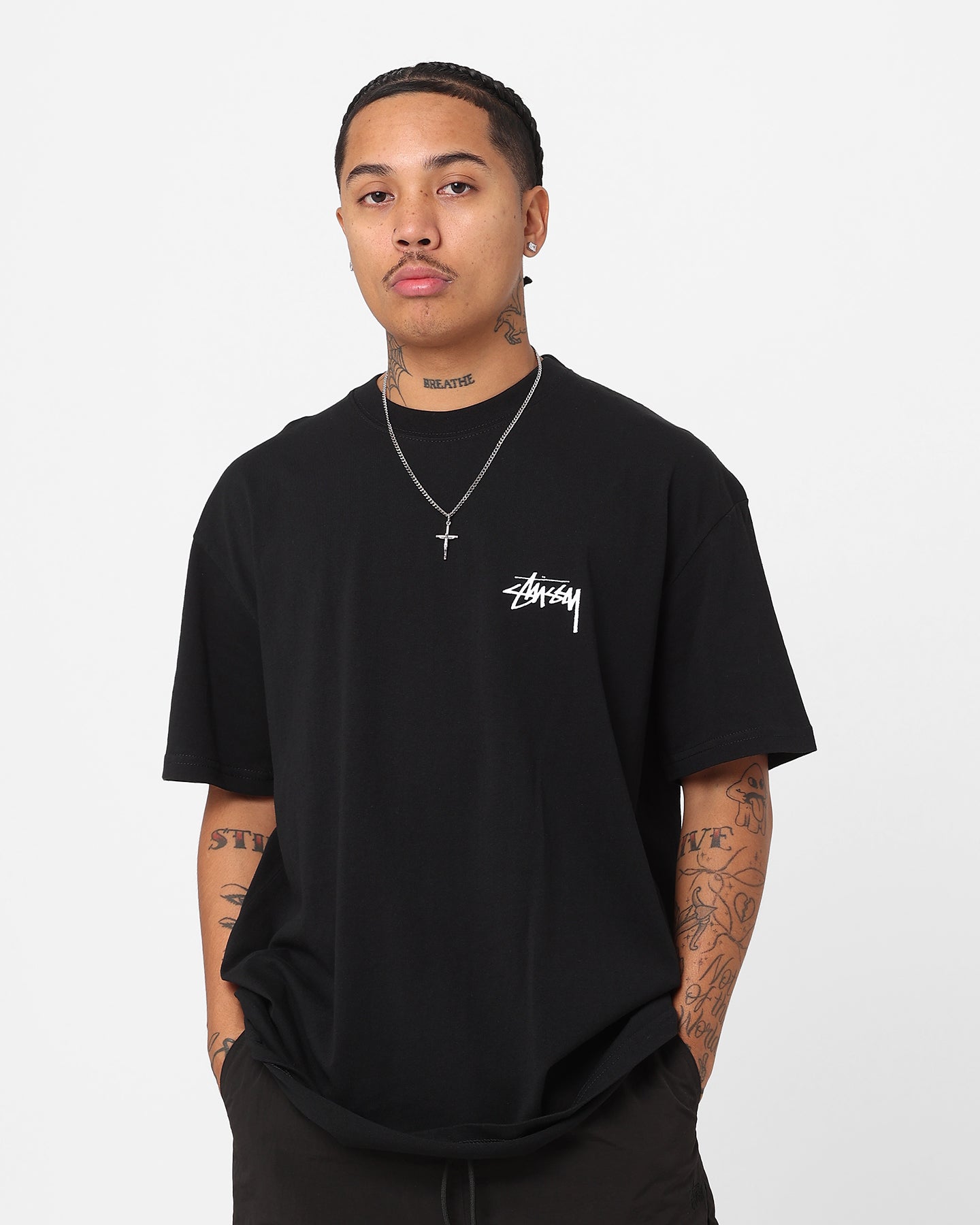 Stussy House Of Cards T-Shirt Black