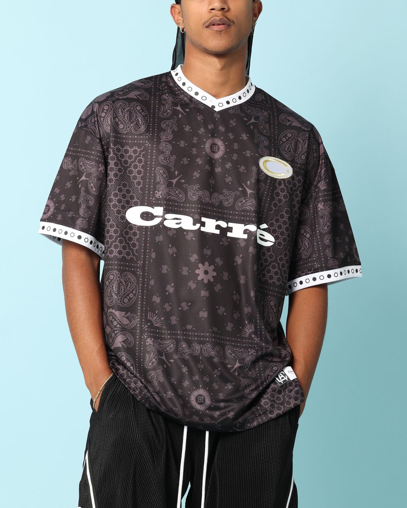 Carré Bandana Football Jersey Black