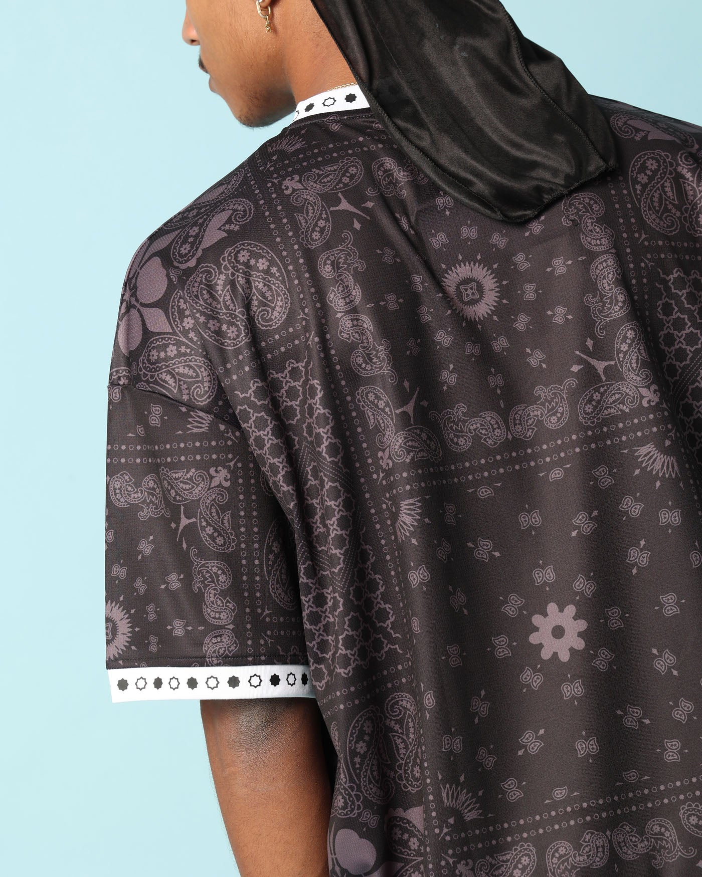 Carré Bandana Football Jersey Black