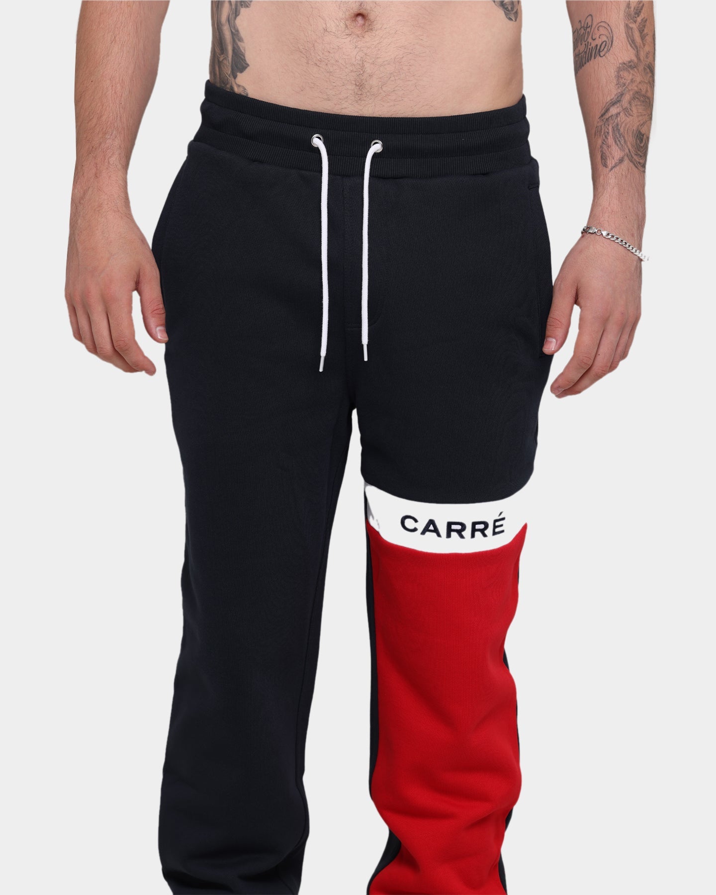 Carré Slice Trackpants Navy/Red