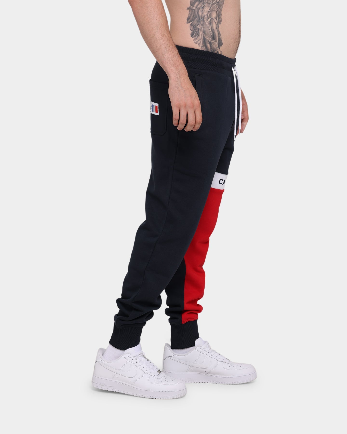 Carré Slice Trackpants Navy/Red