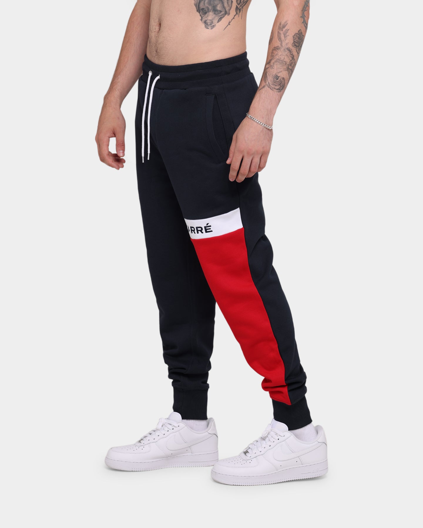 Carré Slice Trackpants Navy/Red