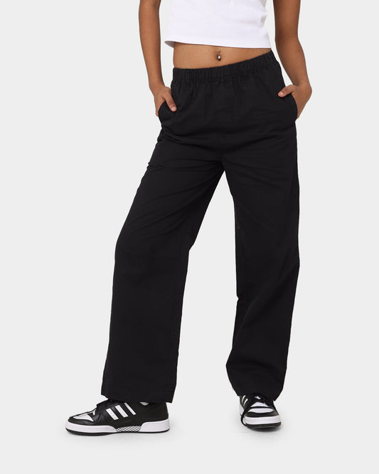 X-Girl Women's Easy Straight Pant Black