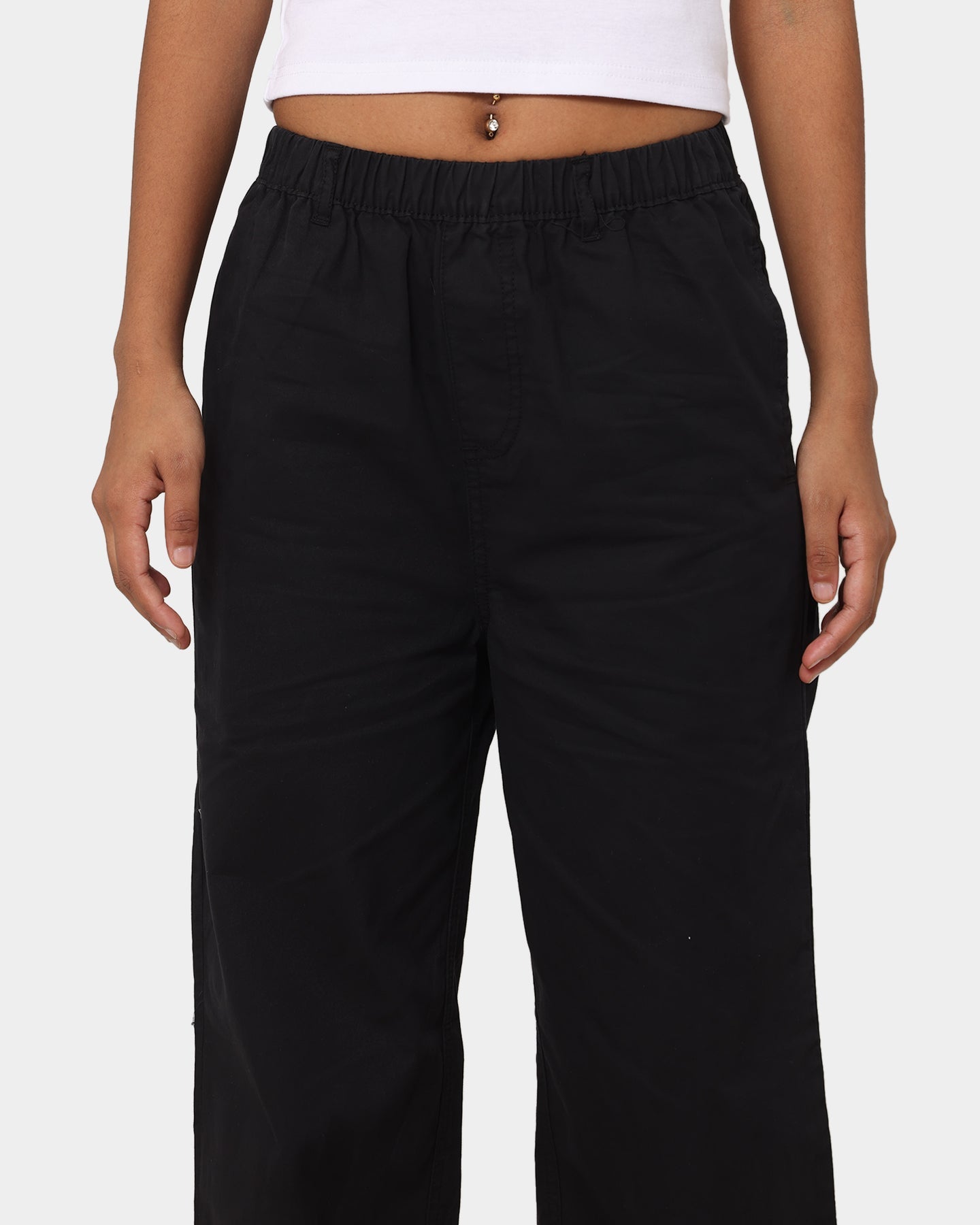 X-Girl Women's Easy Straight Pant Black