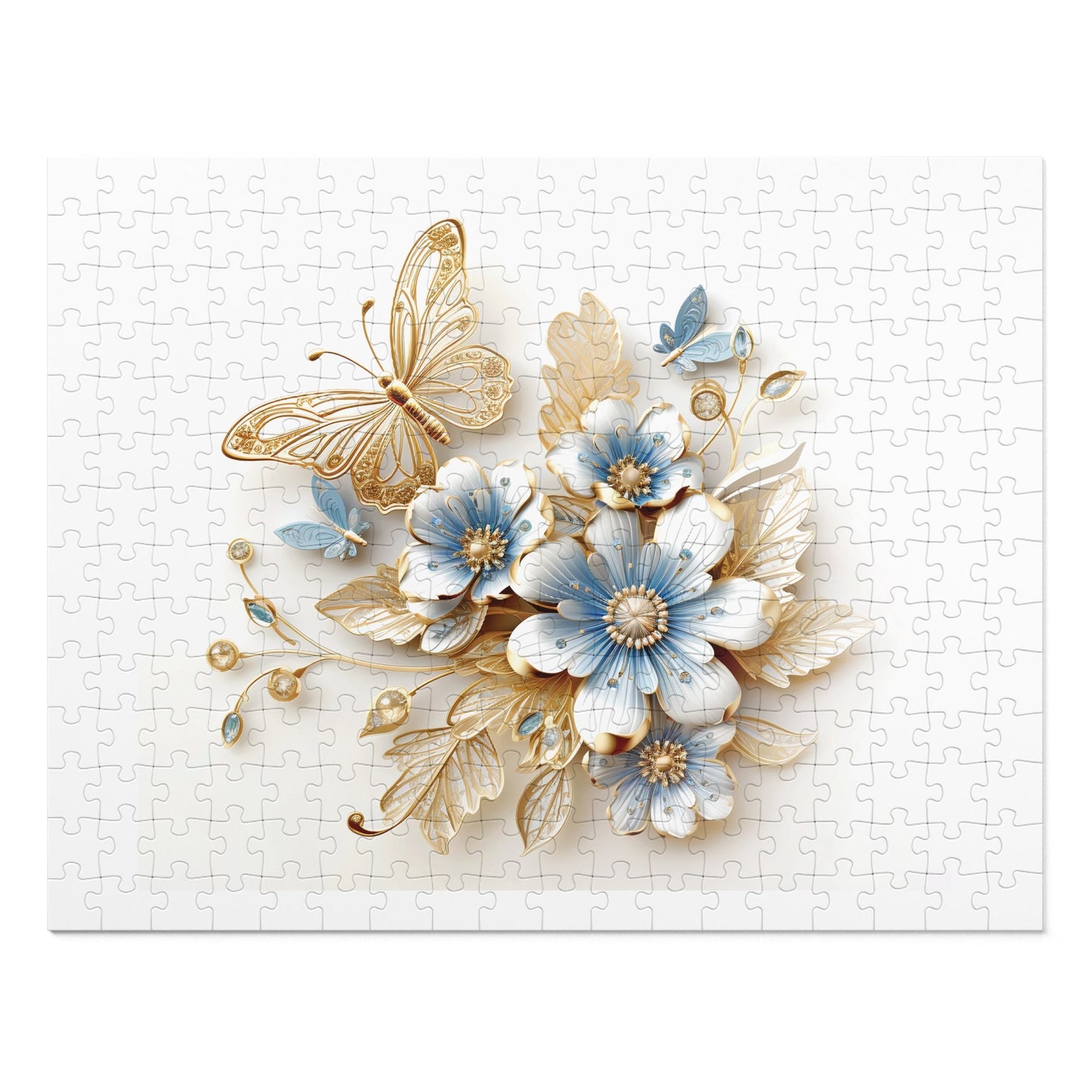 Jigsaw Puzzle, Floral, Personalised/Non-Personalised (30, 110, 252, 500,1000-Piece)