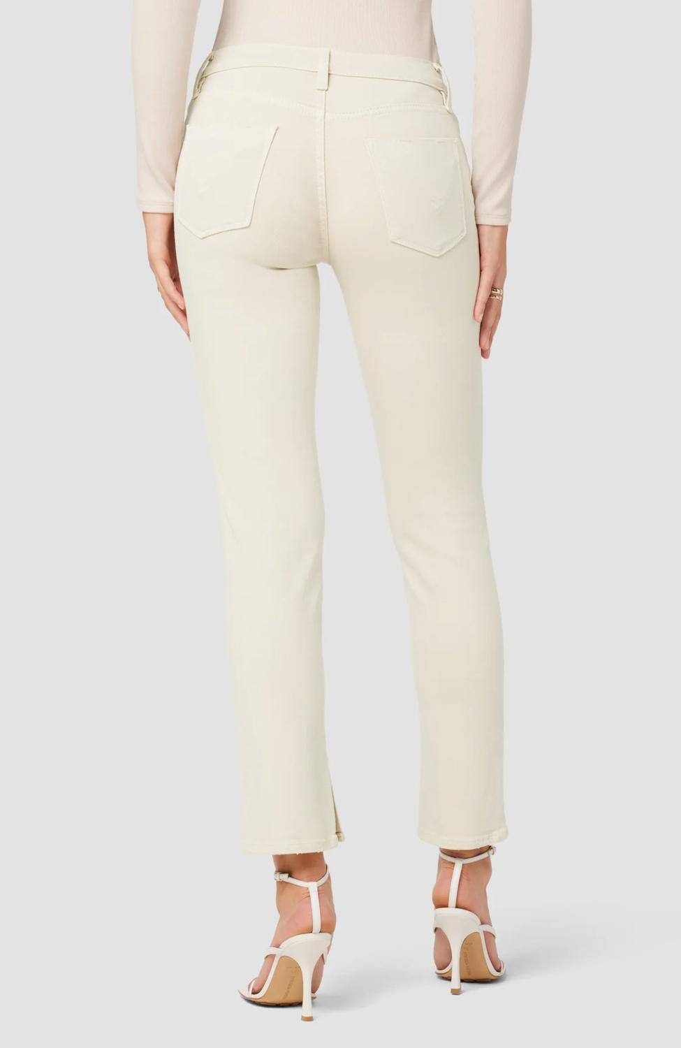 Nico Mid-Rise Straight Ankle Jeans In Moonbeam