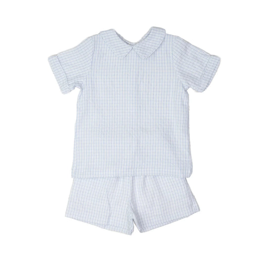 The Oaks Windowpane 2pc Short Set