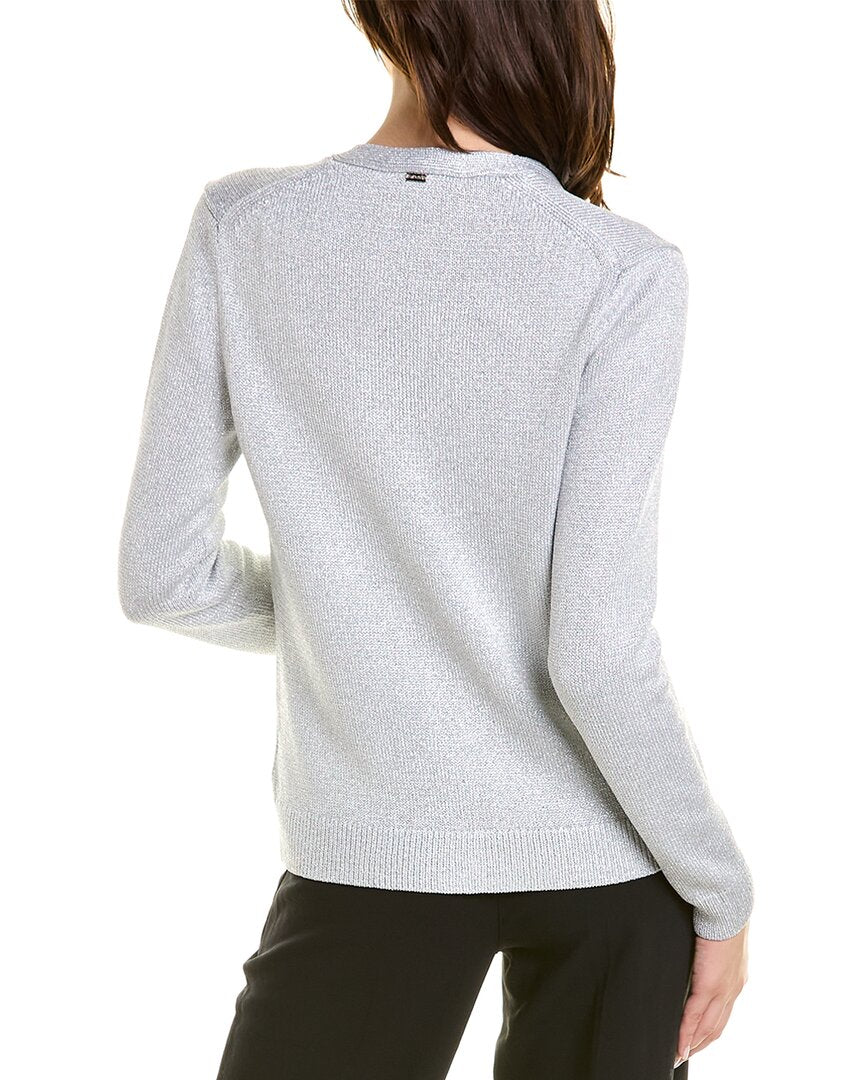 St. John Lurex Cardigan