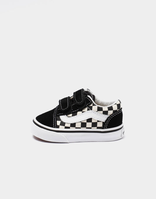 Vans Toddler Old Skool Check Black/White