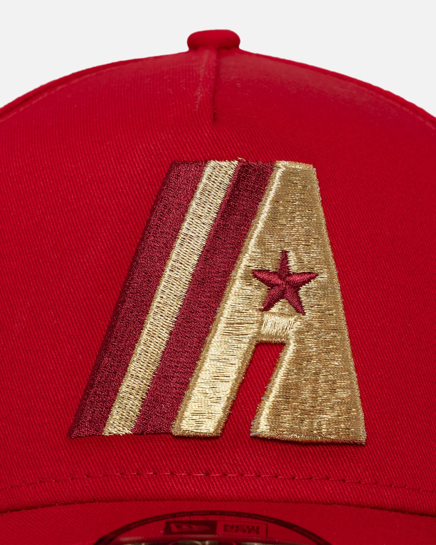 New Era Houston Astros 'Year Of The Dragon' 9FORTY A-Frame Snapback Scarlet/Gold