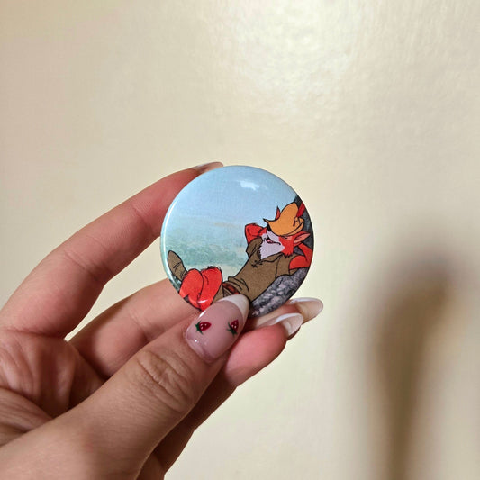 Robin Good Button Pin