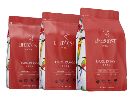 3x Embolden Dark Roast Coffee 12 oz Bag - Healthy Coffee 40% Off