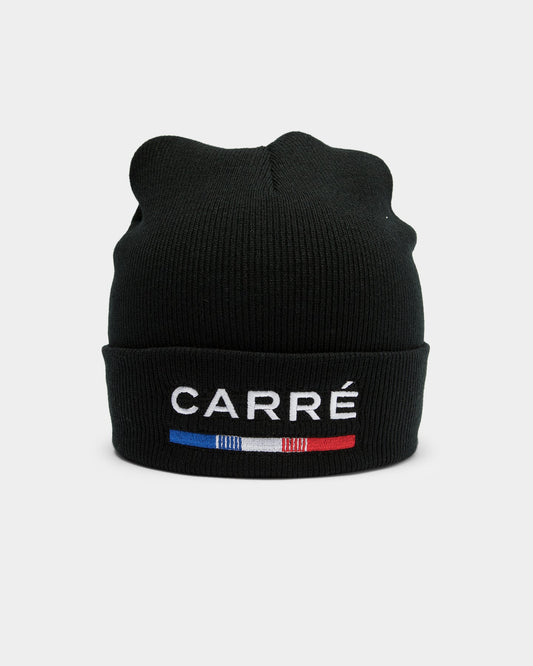 Carré Men's Carré Stripes Beanie Black