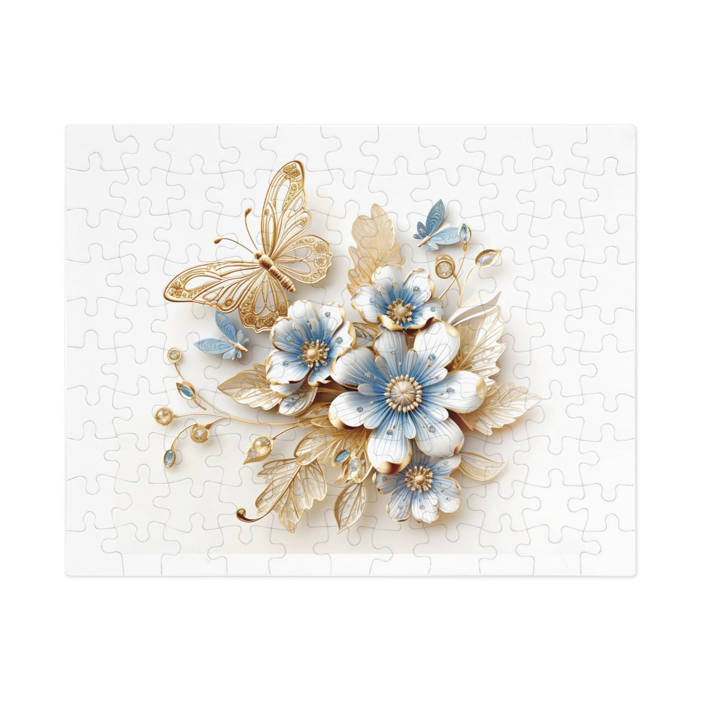 Jigsaw Puzzle, Floral, Personalised/Non-Personalised (30, 110, 252, 500,1000-Piece)