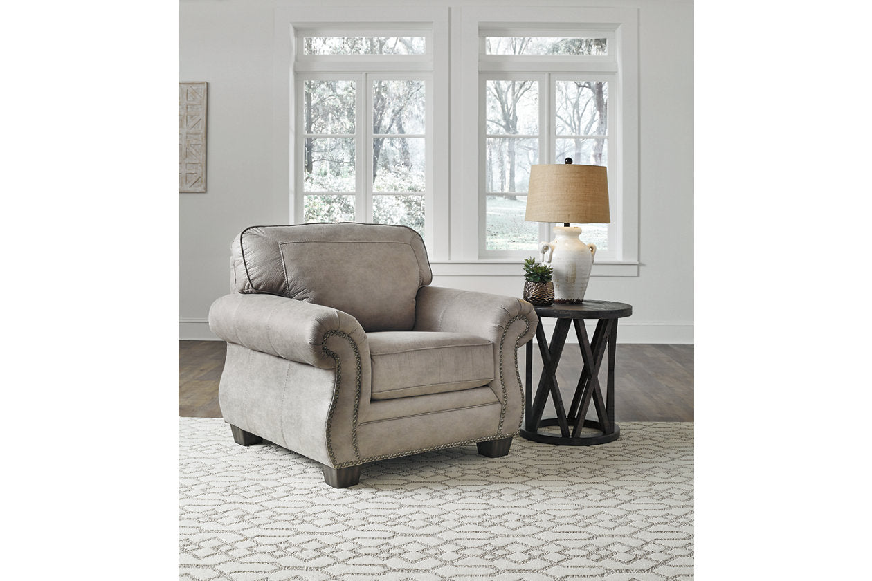 Olsberg Steel Sofa, Chair and Ottoman