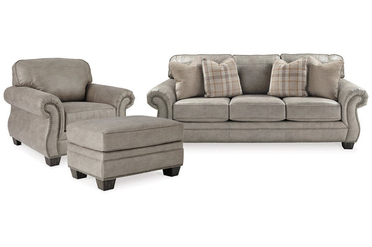 Olsberg Steel Sofa, Chair and Ottoman