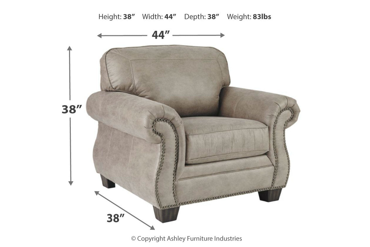 Olsberg Steel Sofa, Chair and Ottoman