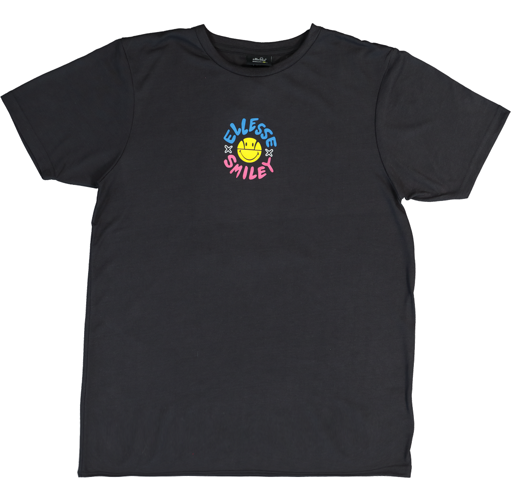 Ellesse Ellesse X Smiley Cheero T-Shirt Dark Grey