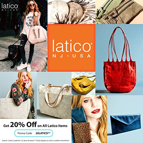 Urban Tote Bag From Latico Leathers, 100 Percent Luxury Leather, Black