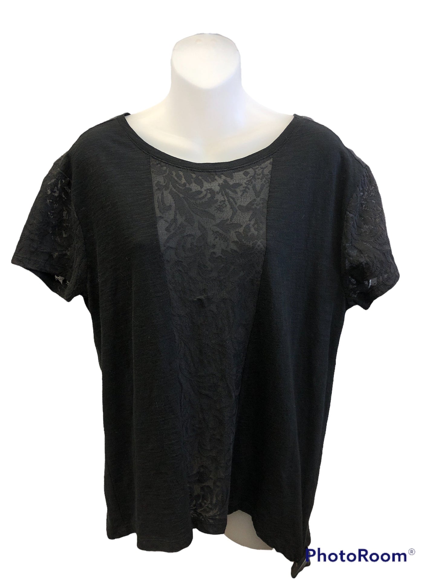 Top Short Sleeve Basic By DKNY Size: S