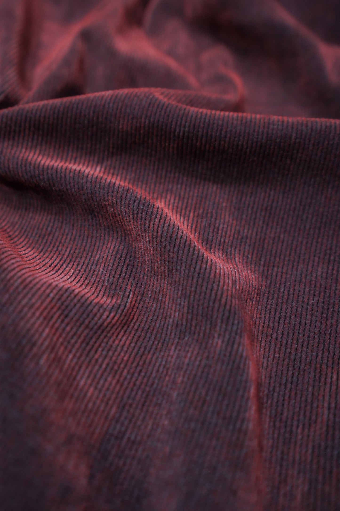 MESH VELOUR L/S SMOCK (BORDEAUX)