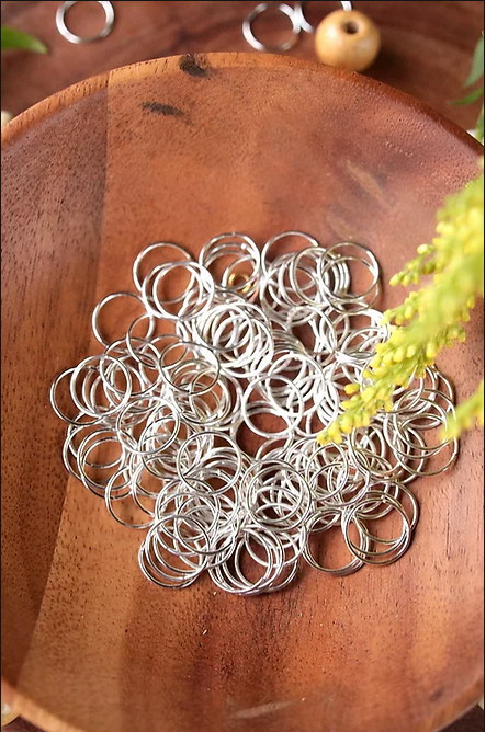 MALI PAH HAIR ACCESSORIES SILVER RINGS