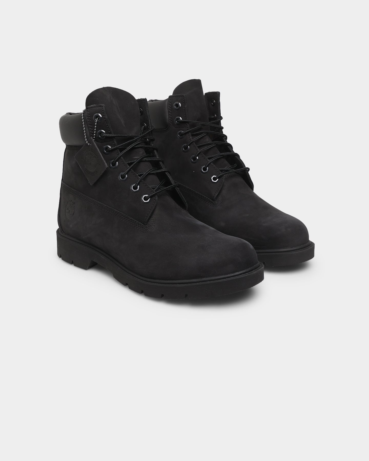 Timberland 6" Basic Contrast Collar Boot Black Nubuck