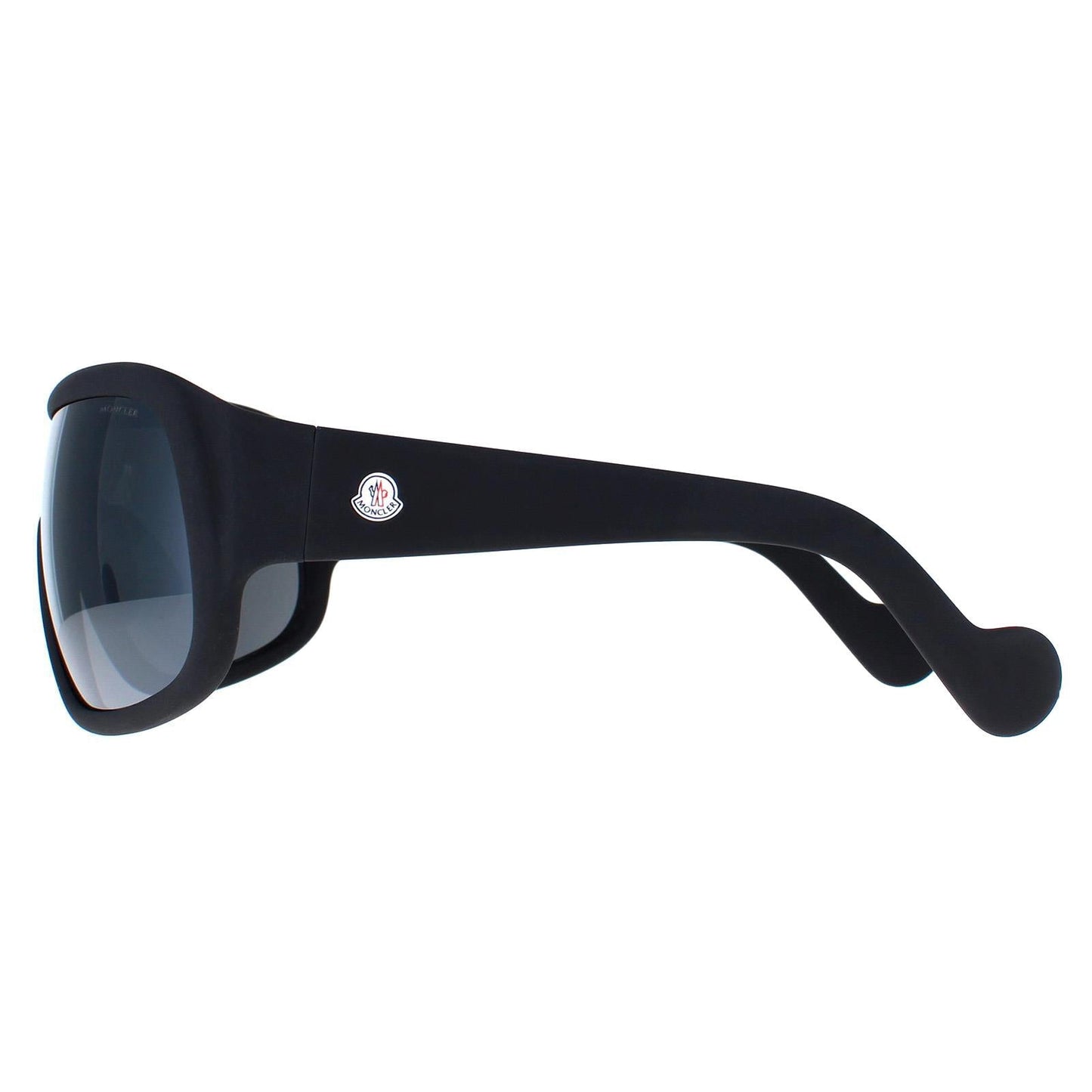 Moncler Sunglasses ML0048 02C Matte Black Smoke Mirror