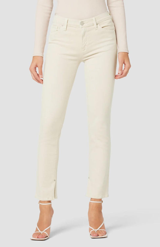 Nico Mid-Rise Straight Ankle Jeans In Moonbeam