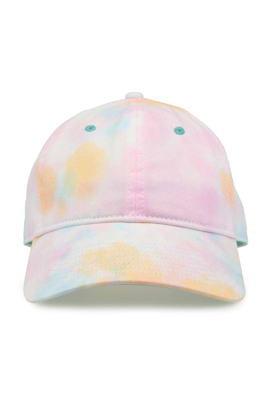 The Game Mens Tie-Dye Twill Adjustable Hat - Sorbet - NEW