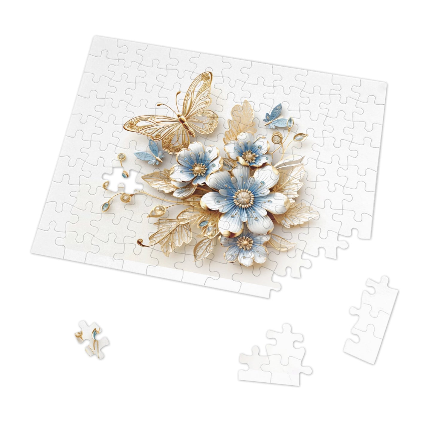 Jigsaw Puzzle, Floral, Personalised/Non-Personalised (30, 110, 252, 500,1000-Piece)