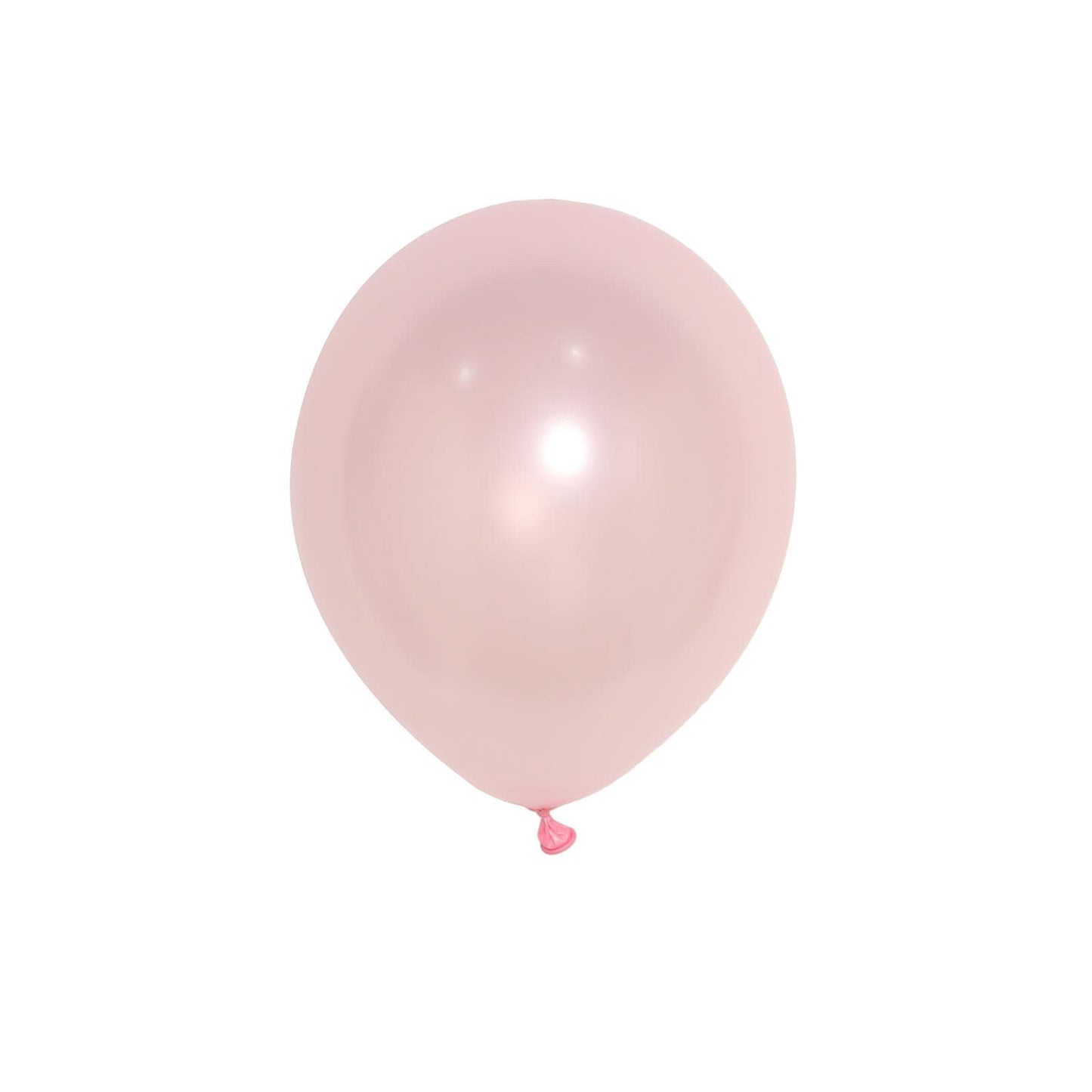 25 Pack Shiny Pearl Blush Latex Helium, Air or Water Balloons 12"