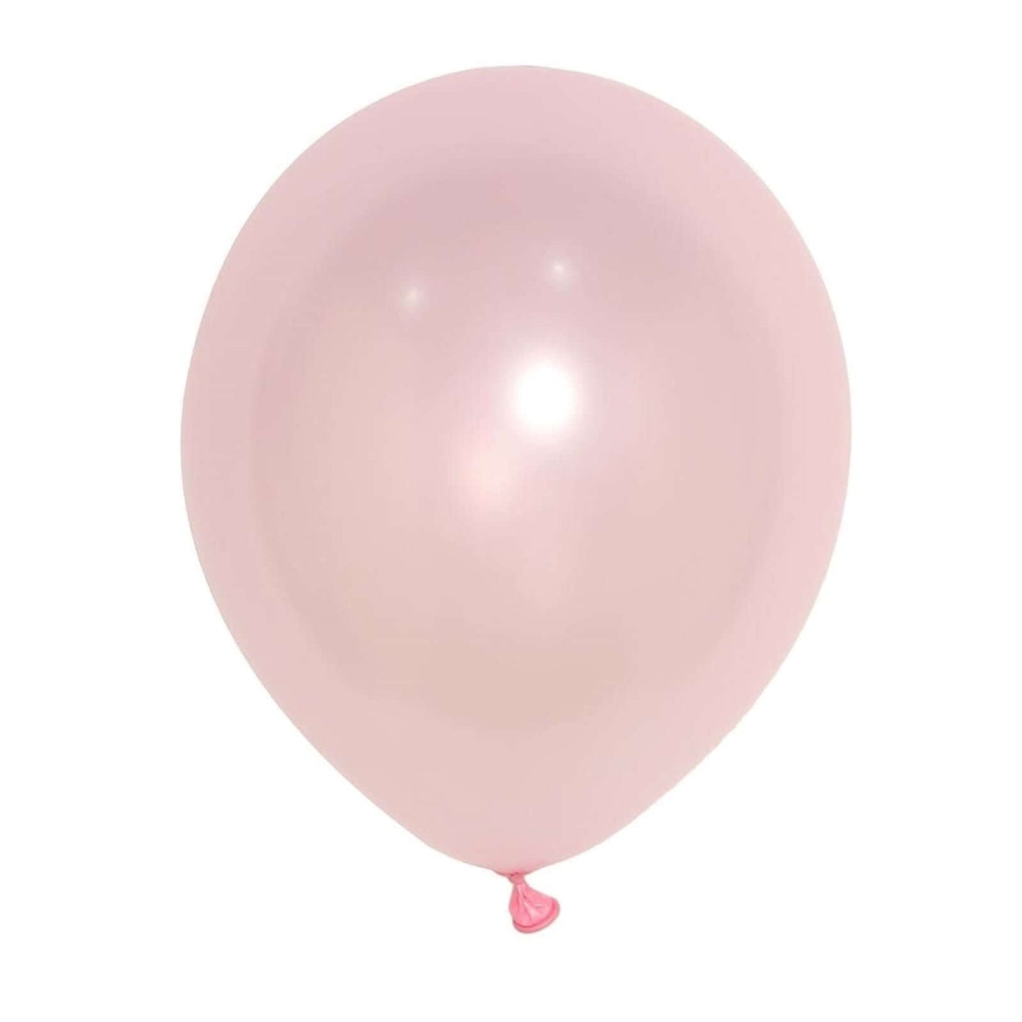 25 Pack Shiny Pearl Blush Latex Helium, Air or Water Balloons 12"