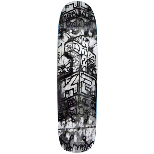 DOGTOWN Skateboards Graffiti Wall Pool Shaped Skateboard Deck - 8.375" (Assorted Top Stain)