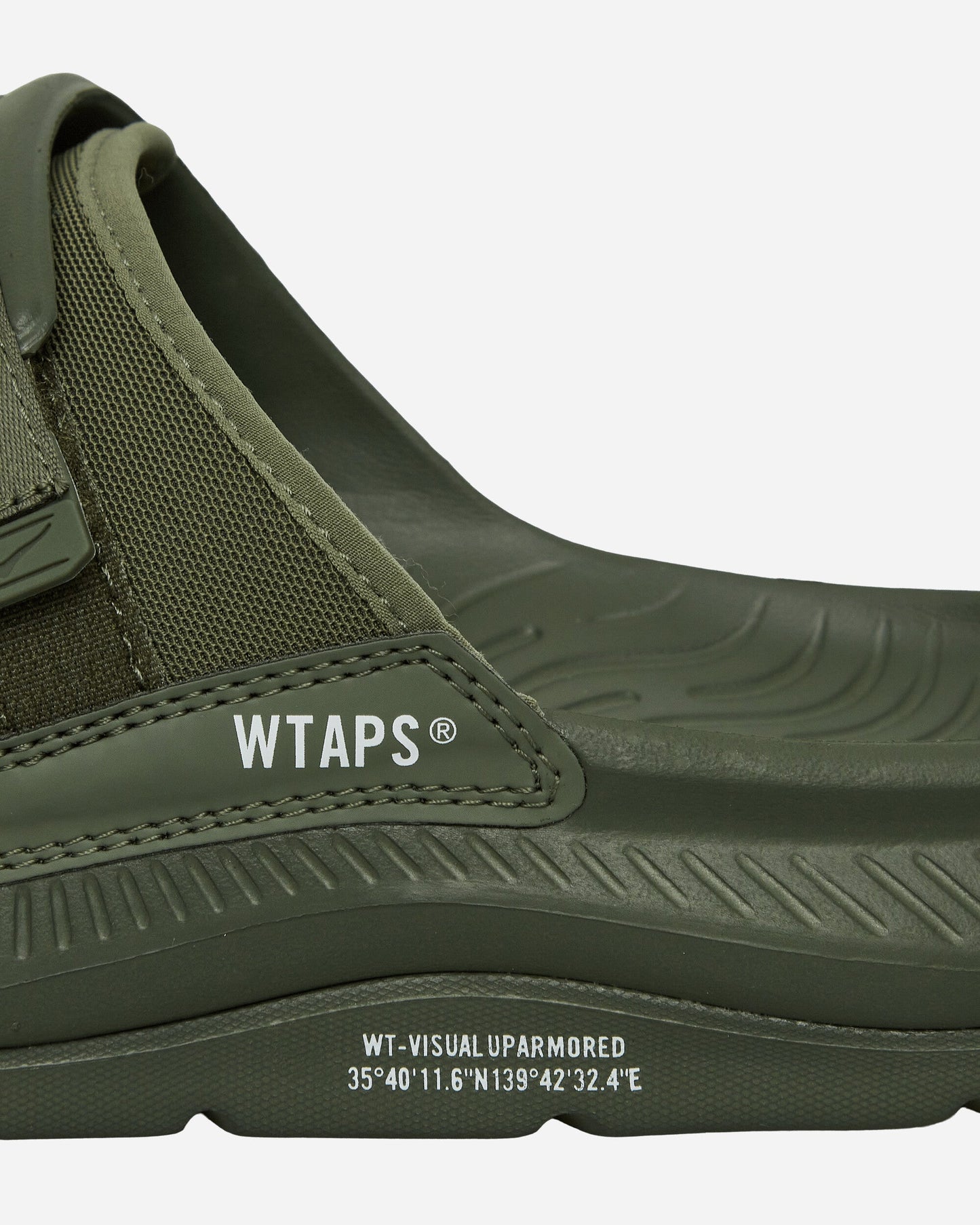 WTAPS Ora Luxe Slides Four Leaf Clover / White