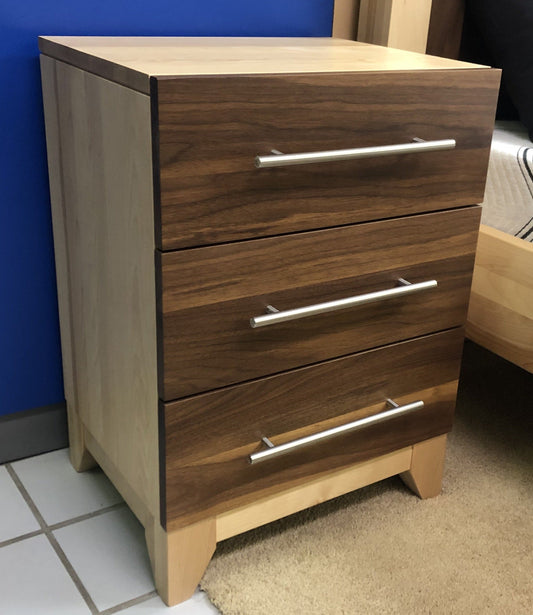 Product: L163W Walnut 3 Drawer Nightstand in Natural Finish Regular $2659 each