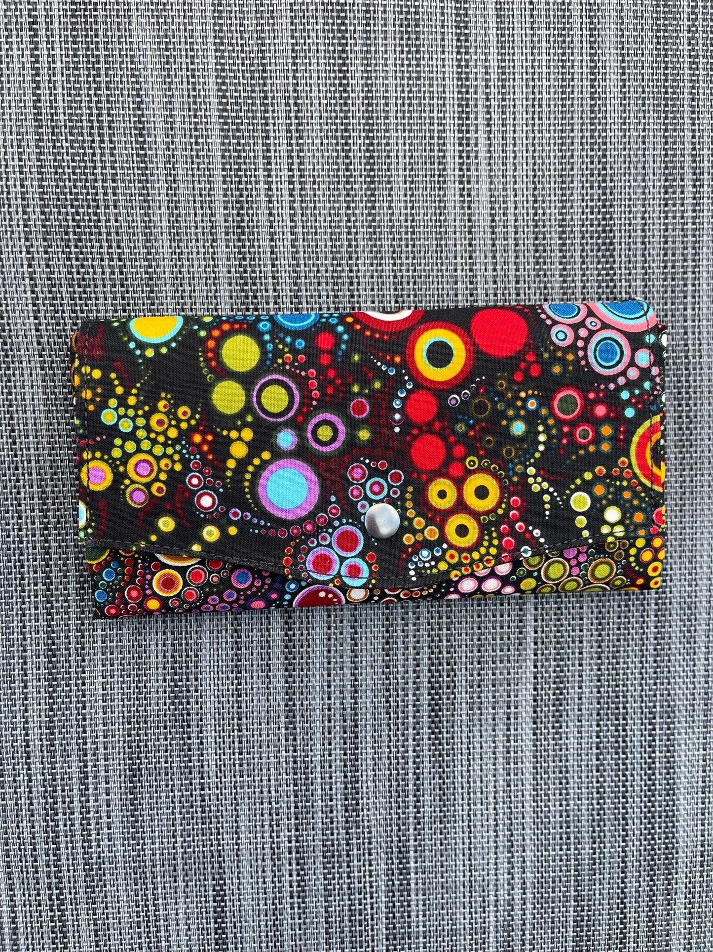 Wallet - Slim Large Wallet - Light Weight - Happy Fabric