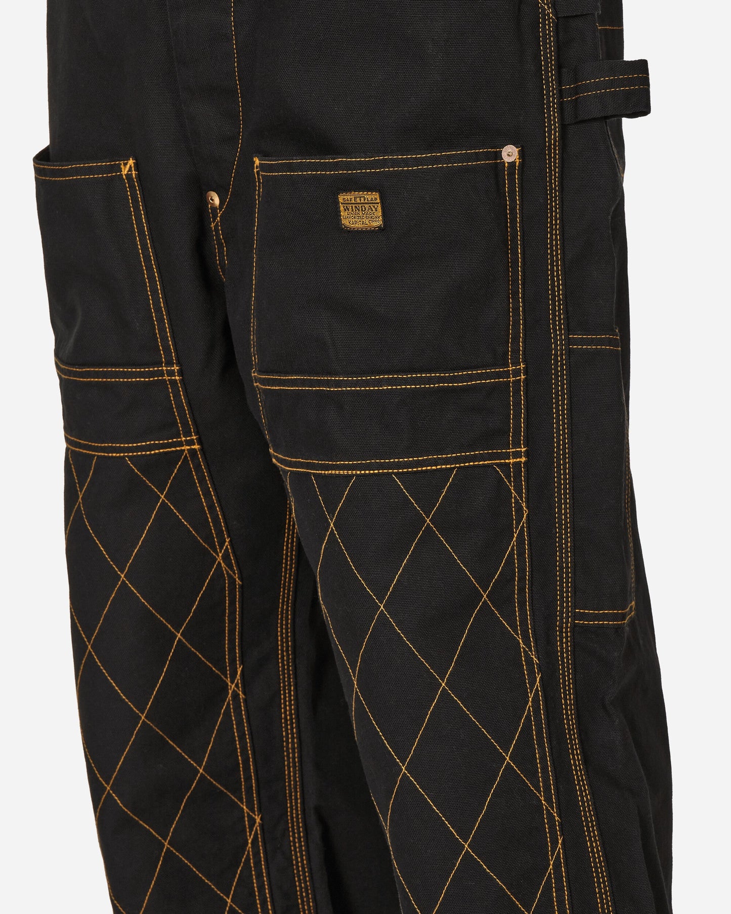 Light Canvas Lumber Pants Black