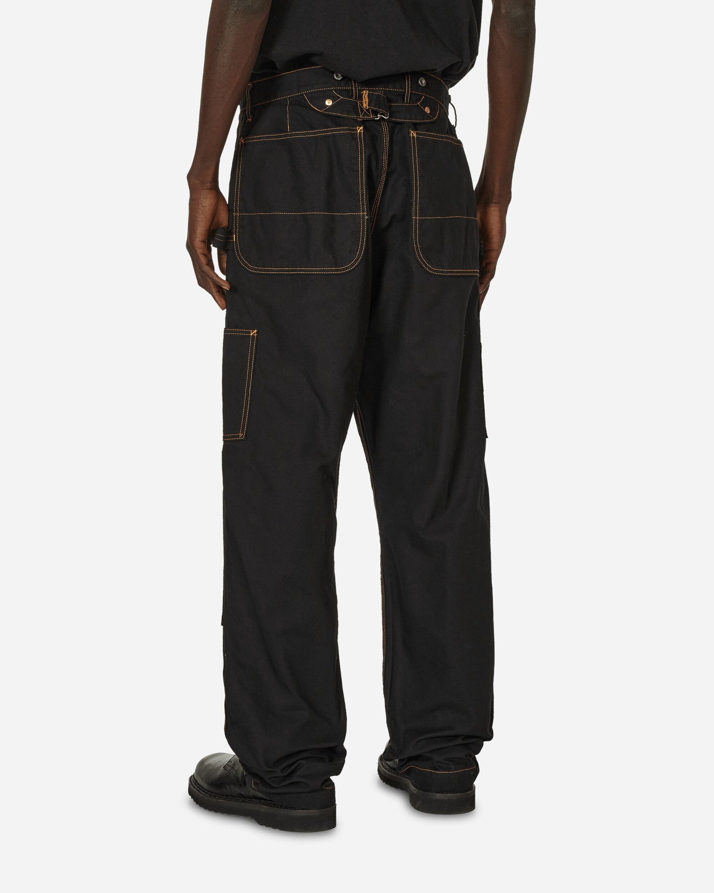 Light Canvas Lumber Pants Black